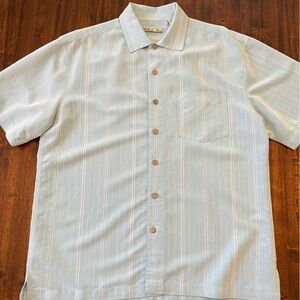 Batek Bay Men’s Light Blue Striped Shirt